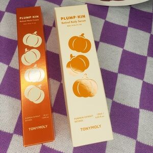 Plump-kin Retinol Neck Cream + All Over Body Serum Tony Moly TonyMoly
